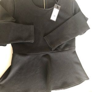 Dynamite Peplum BNWT large black